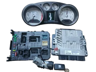 Original Motorsteuergerät Set für Peugeot 308 S180075002 9675391480 SID807  HW9666571380 Peugeot 308 - Bild 1