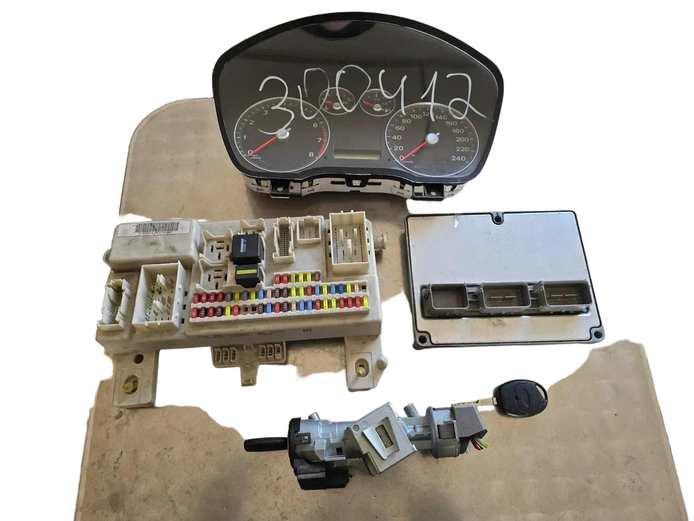 FORD FOCUS 2/ C-MAX Motorsteuergerät Set  ECU 4M5112A650MA 2.0 Benzin 107kw - Bild 1