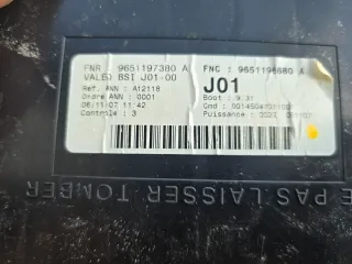 Peugeot 307  Sicherungskasten komplett 9651197380A - Bild 4