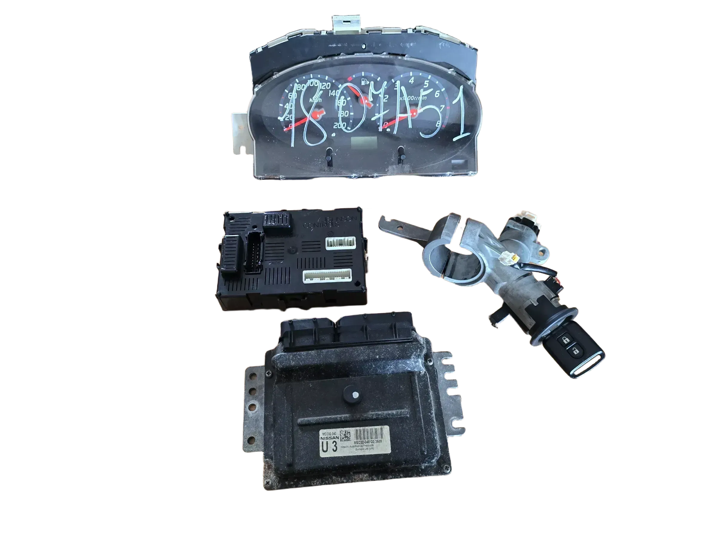 Motorsteuergerät  Set MEC32040G33509 Nissan Micra K12 - Bild 1