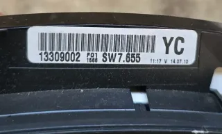 Tacho Kombiinstrument nicht zurückgesetzt 13309002 YC Opel Zafira B Astra H - Bild 3