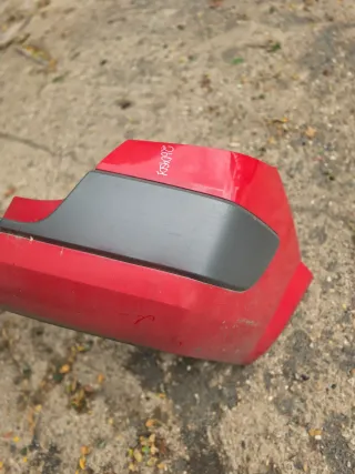 Renault Megane 2 CC Cabrio Stoßfänger hinten Heckstoßstange Rot - Bild 2