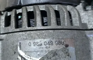 Lichtmaschine Generator Ford Fiesta 5 V 0986049980 Bosch 14 V 100 A - Bild 3