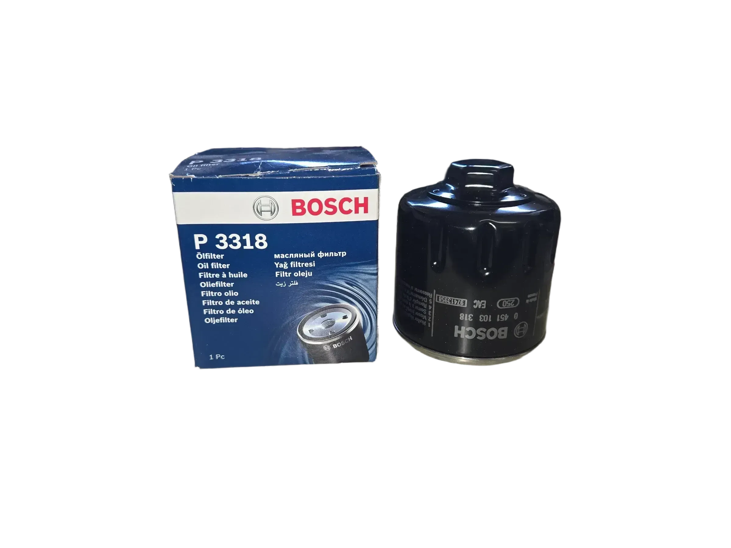 Bosch Ölfilter 0 451 103 318 für VW AUDI SEAT SKODA Öl Filter - Bild 1