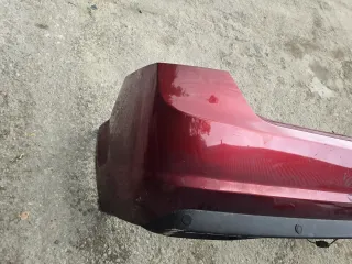 Original Stoßstange hinten Ford Focus 2 Cabrio Dunkel Rot - Bild 5