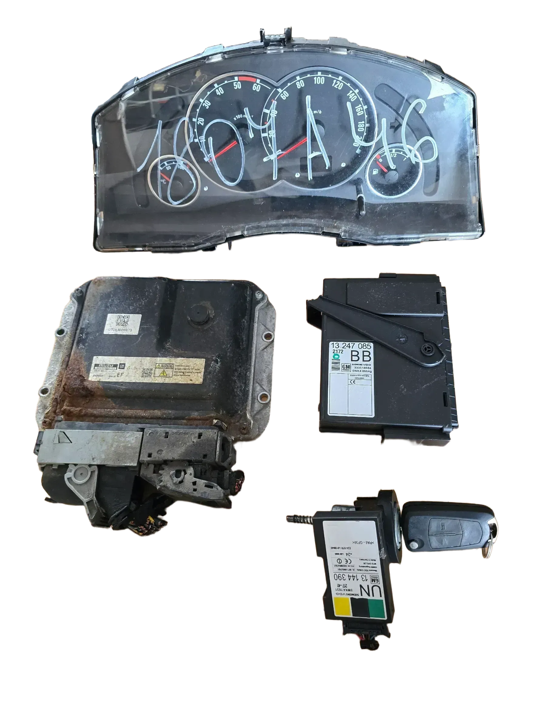 OPEL Meriva A 1.7D Motorsteuergerät Set 98026828 - Bild 1