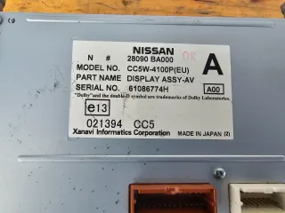 Nissan Primera Kombi [P12] Bordcomputer Display Radio Bildschirm 28090BA000 - Bild 3
