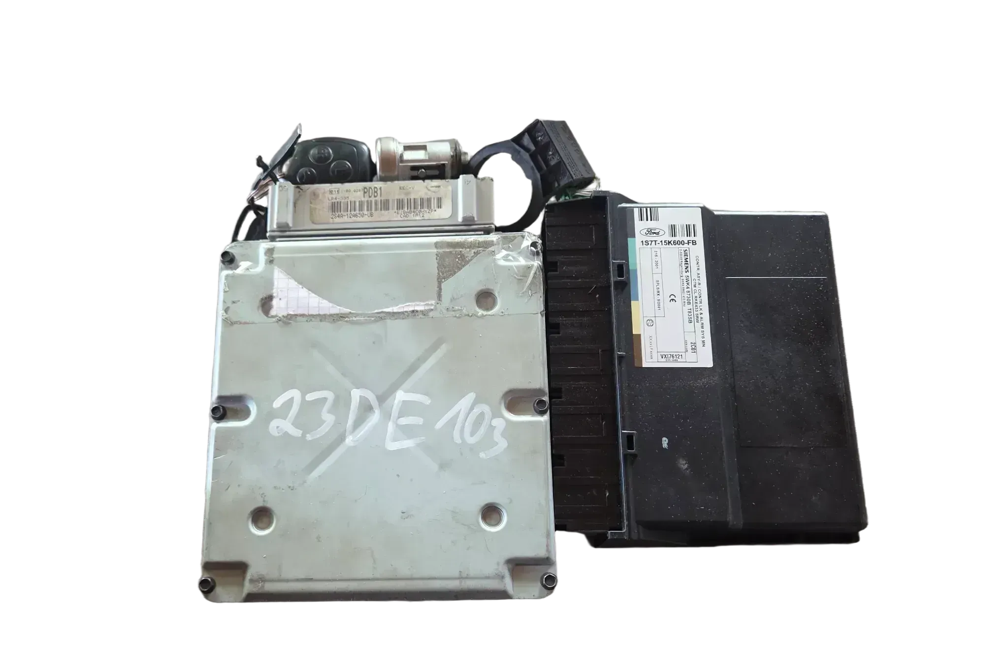 FORD Focus MK1 1,6 Benzin Motorsteuergerät Set   2S4A12A650UB - Bild 1