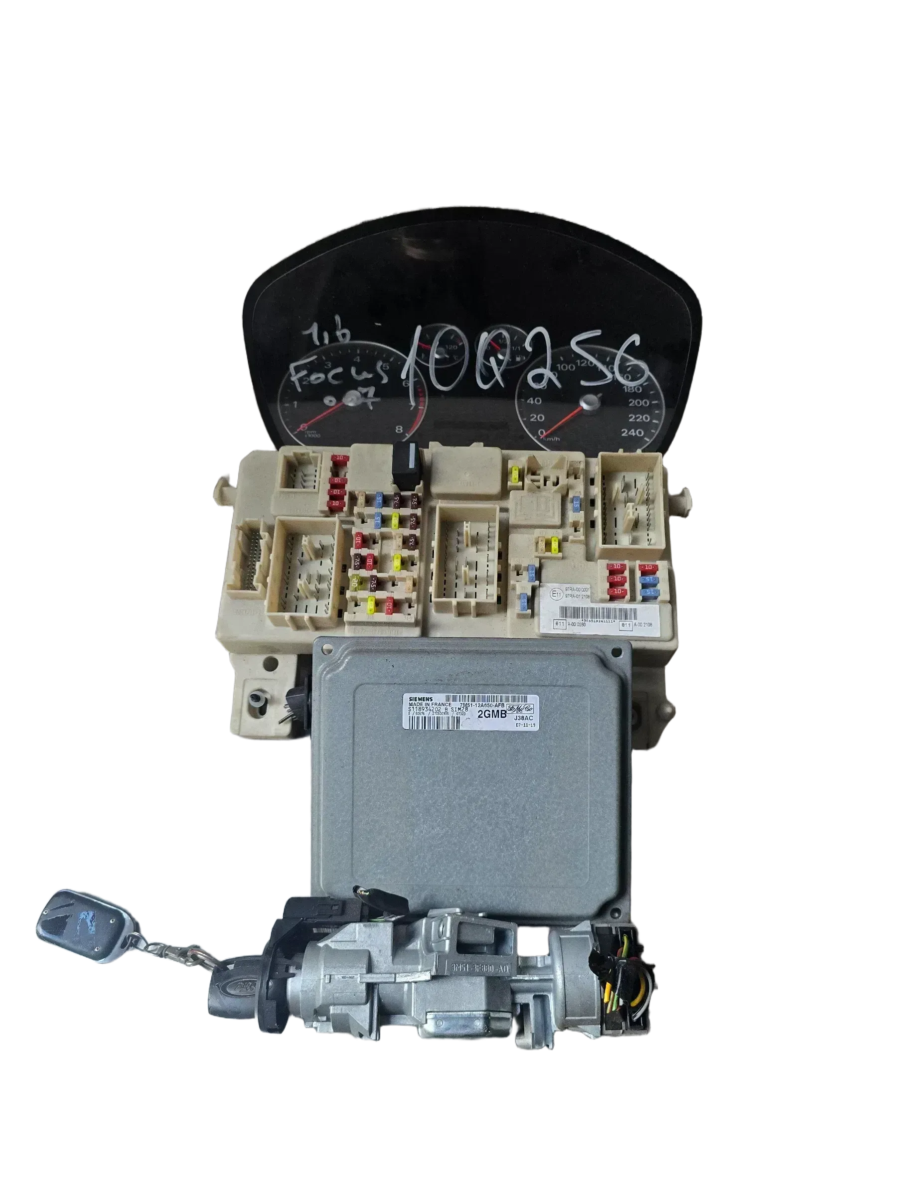 Ford Focus MK2  Steuergerät Set Motorsteuergerät 7M5112A650AFB DA3 - Bild 1
