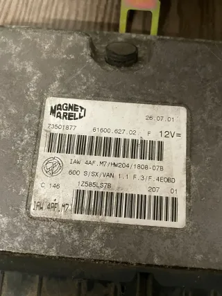 Original Fiat Seicento Steuergerät Set 6160062702 - Bild 2