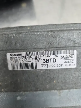 Original Ford Fiesta MK5 Motorsteuergerät Set 4S6112A650-ND - Bild 5