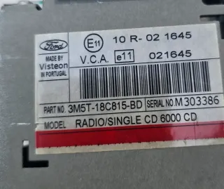 Ford Focus Mk2 Radio Audio CD Player Anzeige  3M5T-18C815-BD - Bild 4