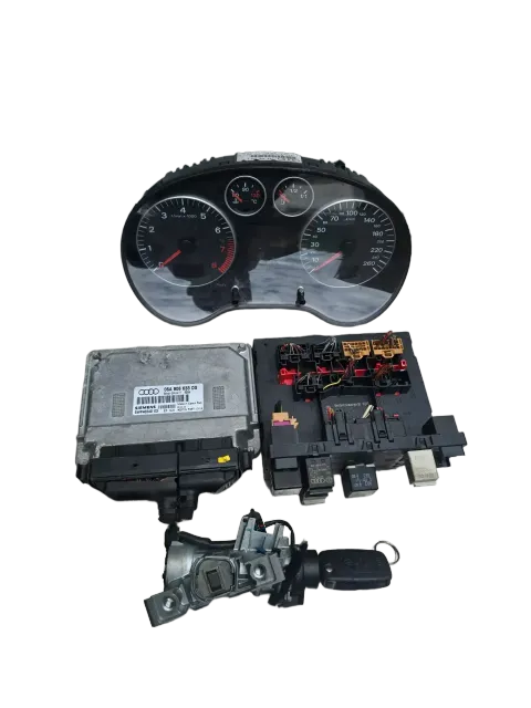Background image for Motorsteuergerät Set für Audi A3 8P 1,6l Benziner 75KW BGU Motor 06A906033DS