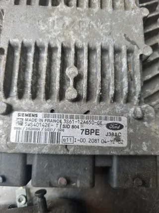 Motorsteuergerät Set Ford Fiesta V 1.4 TDCI  3s6112a650GE - Bild 4