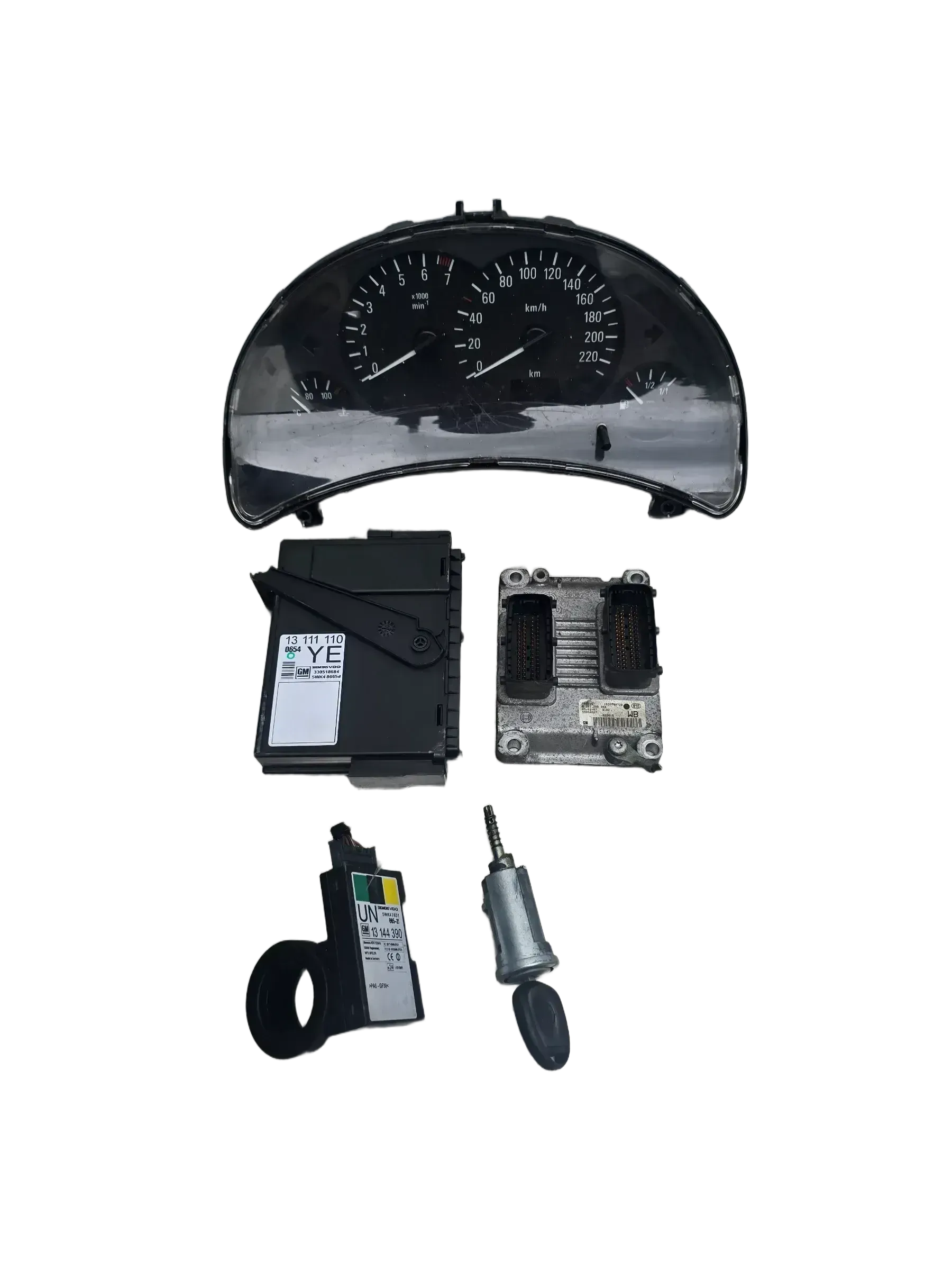 Original  Motorsteuergerät Kit 0261208393 Opel Corsa C - Bild 1