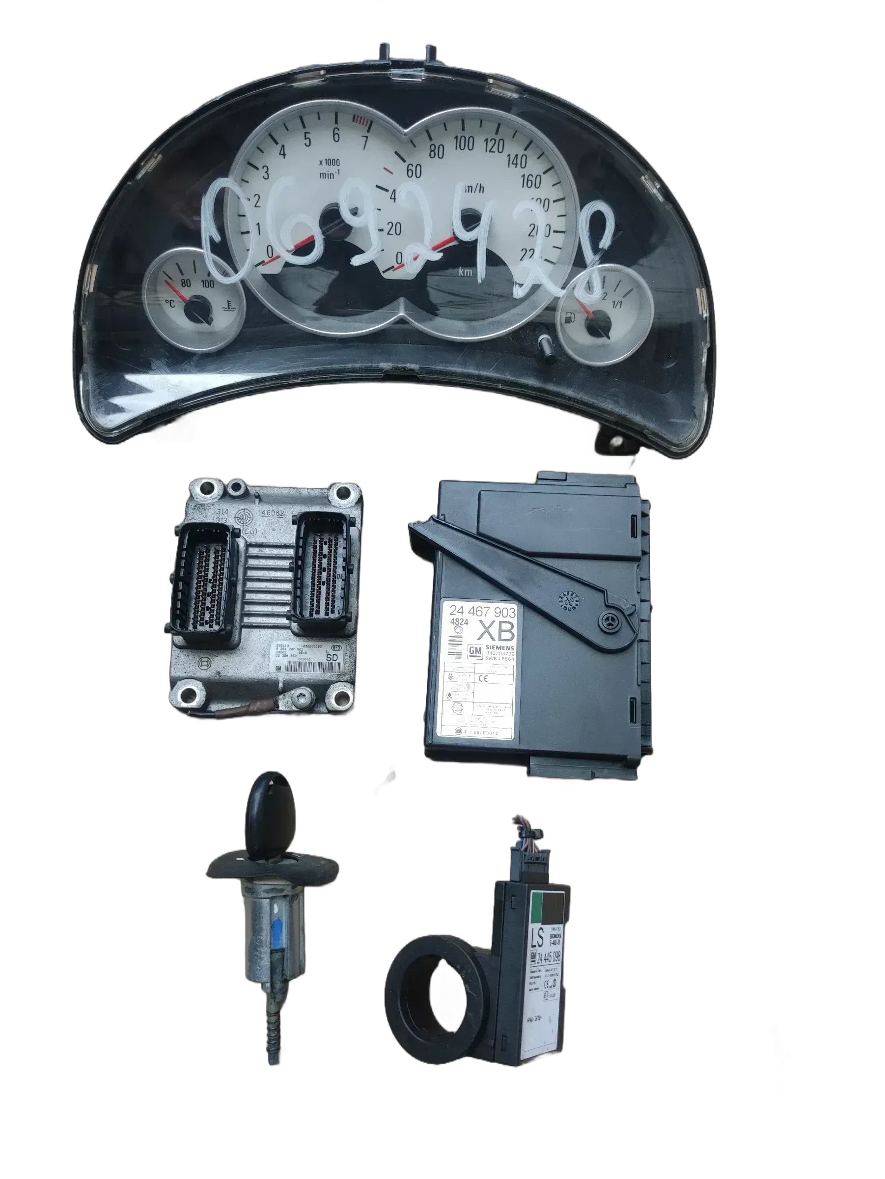 Original  Steuergeräte Set 1039s00393 0261207962 Opel Corsa C - Bild 1