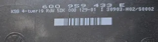 VW Polo 9N Komfortsteuergerät KSG 6Q0959433E  Skoda - Bild 3
