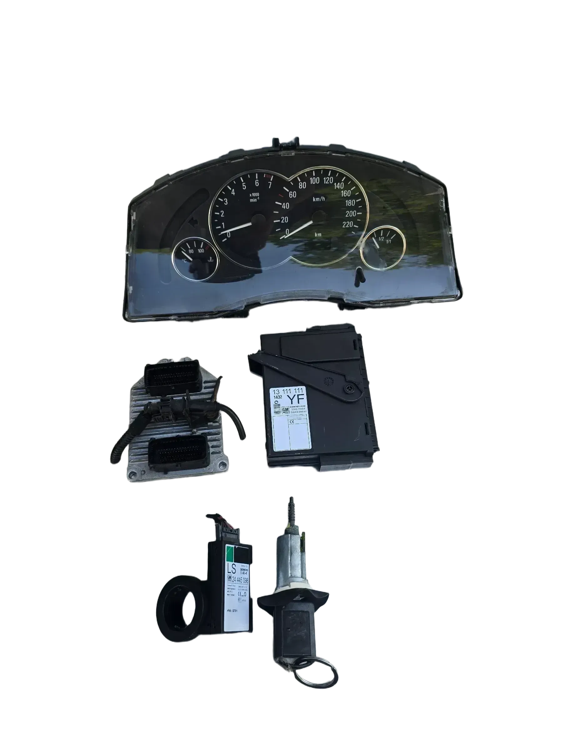 OPEL MERIVA A 1.8 13105214 5WK91716 Steuergerät  set - Bild 1