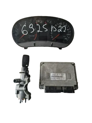 Motorsteuergerät Set 06A906033N  Siemens Audi A3 8L 1.6 - Bild 1