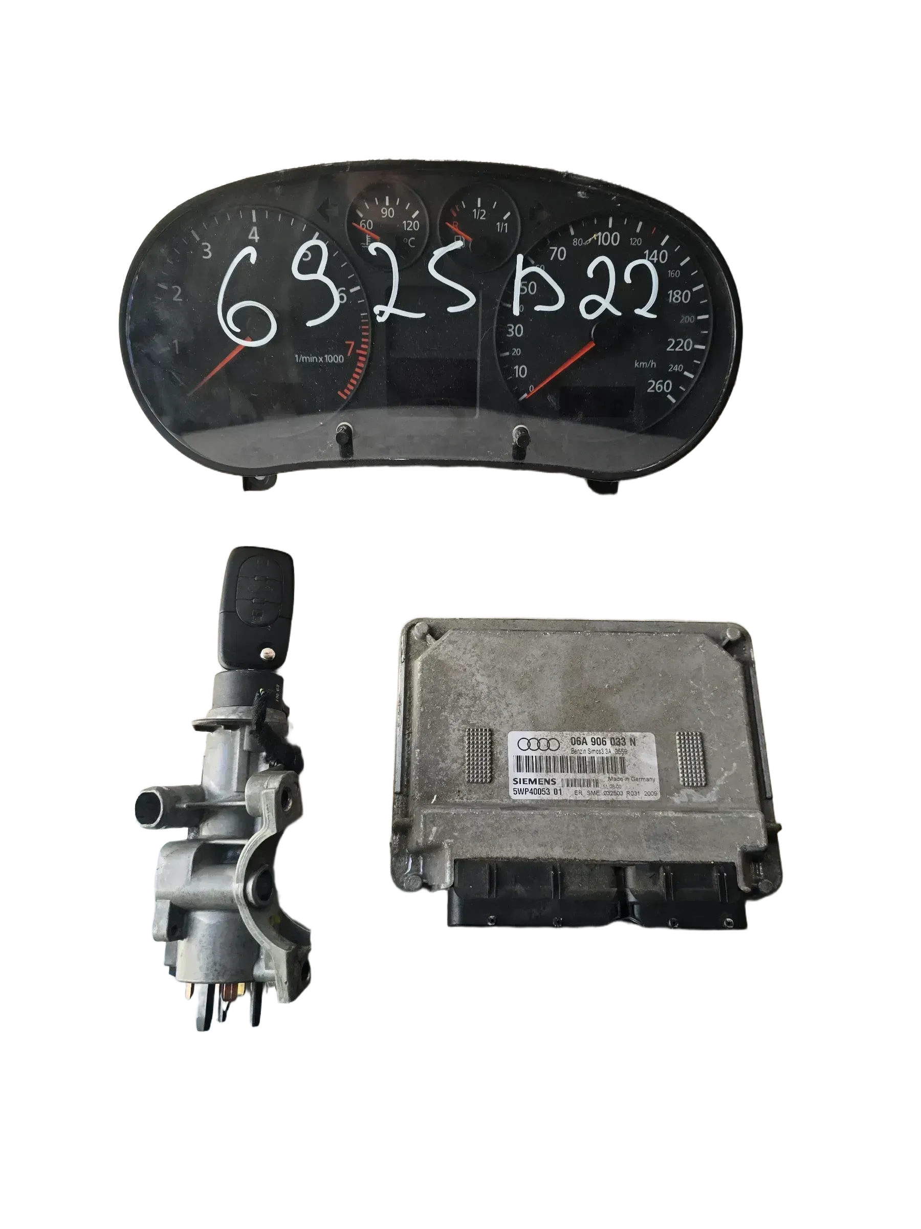 Motorsteuergerät Set 06A906033N  Siemens Audi A3 8L 1.6 - Bild 1