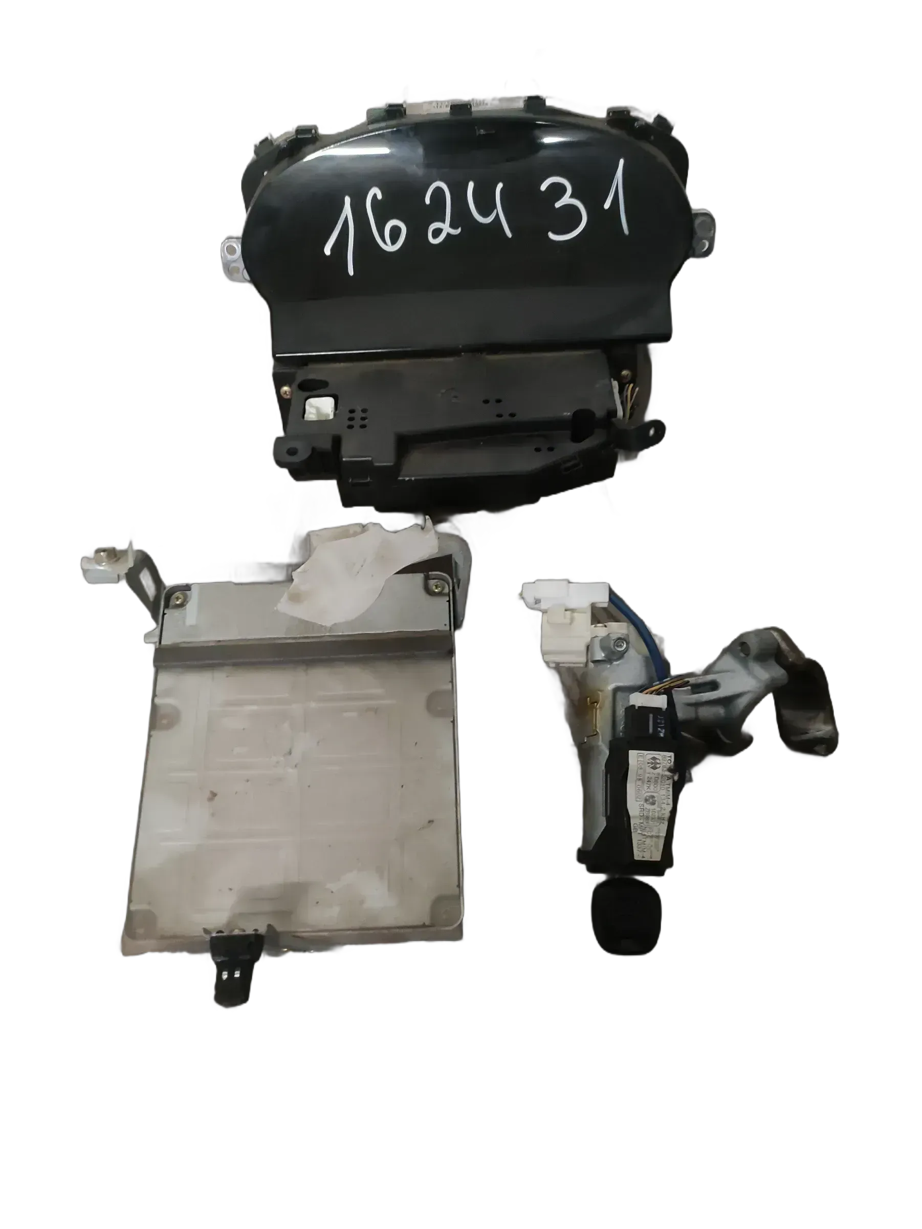 Toyota Yaris P1 Motorsteuergerät Set 89661-52064  211000-7214 1SZ-FE MT - Bild 1