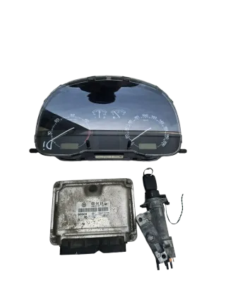 SKODA OCTAVIA 1.9 SDI Motorsteuergerät Set 0281010105 – 038906012E - Bild 1