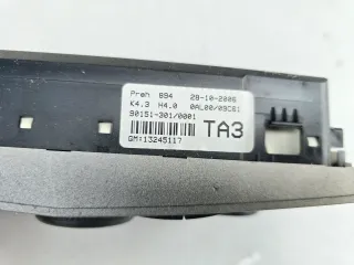 Opel Astra H Klimabedienteil Bedienteil Klima Klimaanlage 13245117 TA3 - Bild 3