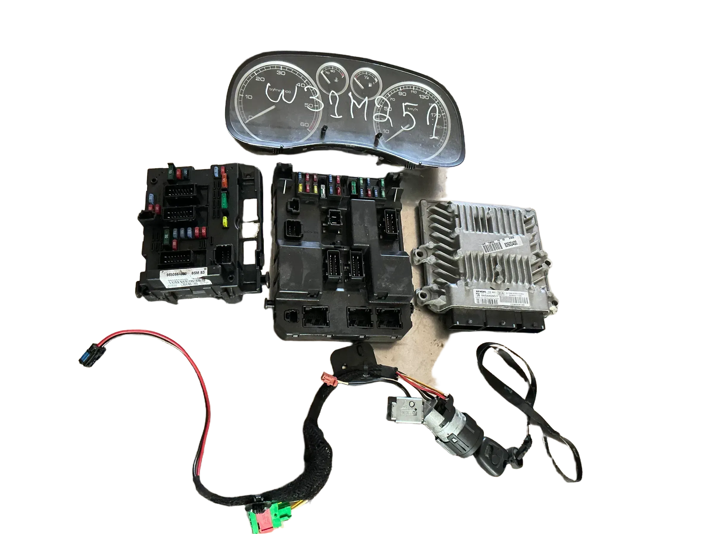 9655041480 motorsteuergerät  Set für PEUGEOT 307 - Bild 1