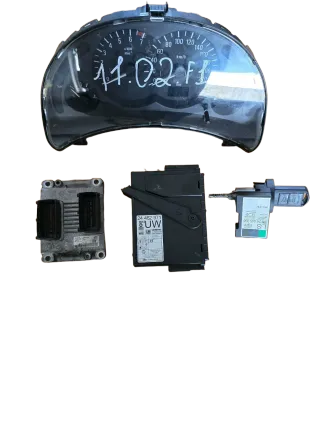 Opel Corsa C Motorsteuergerät Set  0261206072 1.2 16V  Steuergerät 09115111 - Bild 1
