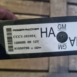Opel Astra G Cabrio Verdecksteuergerät halbautomatisch 81050796 12669B - Bild 2