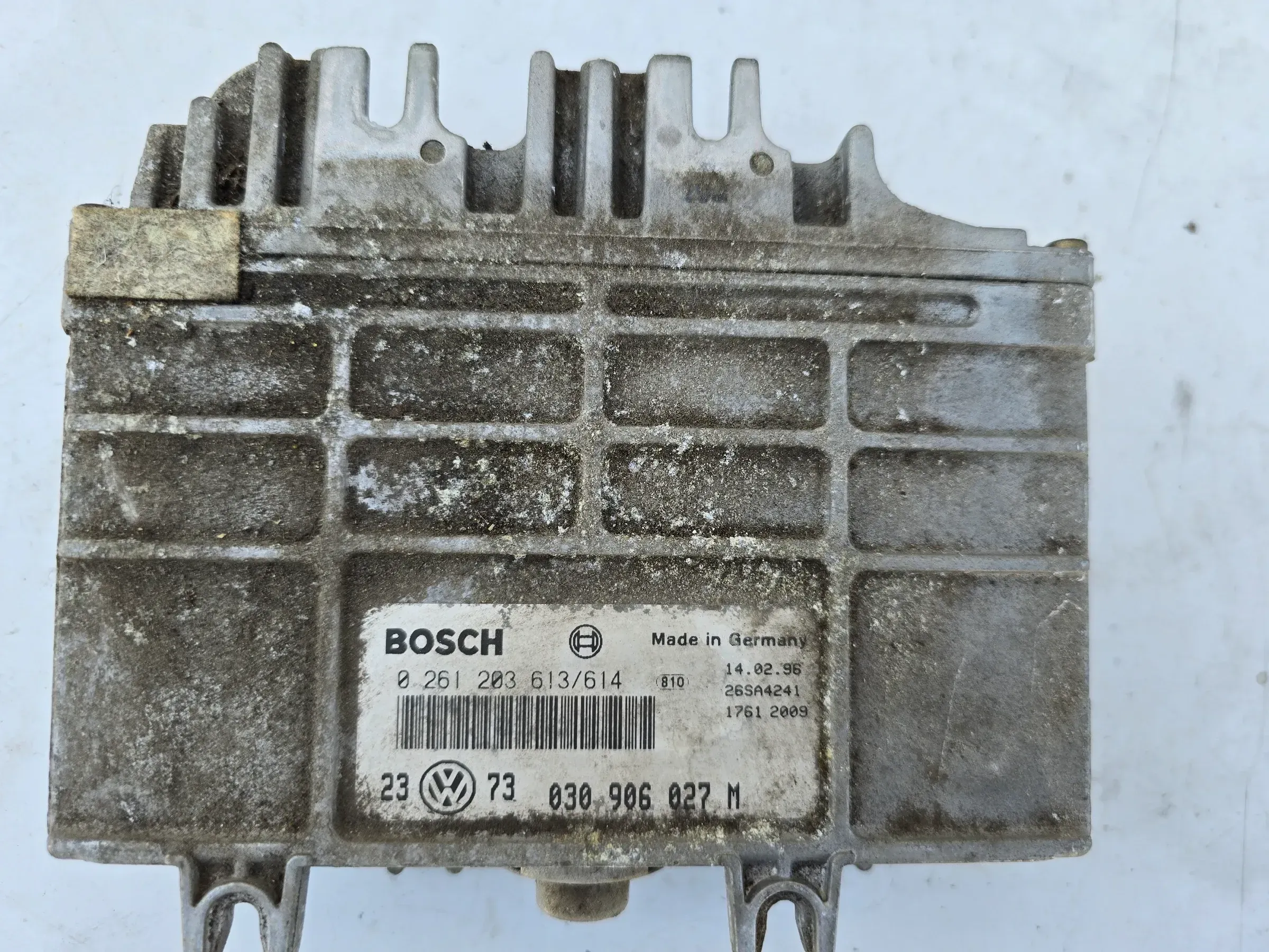 VW Golf 3 1.4 44kW/ 60PS AEX Motor Steuergerät ECU 030906027M 0261203613 / 614 - Bild 1