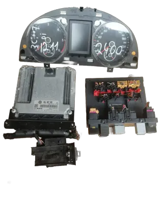 03L907309 0281015029 Volkswagen Passat 3c Steuergerät set Motorsteuergerät - Bild 1