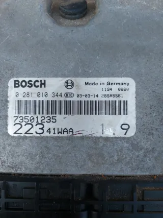MOTORSTEUERGERÄT Set FIAT DOBLO Diesel 0281010344 73501235 - Bild 3