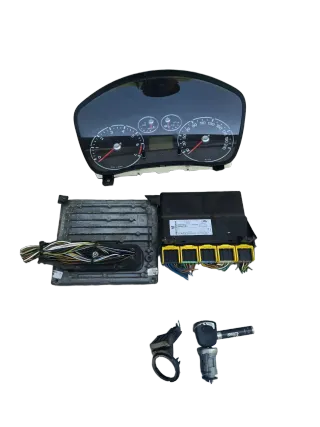 Motorsteuergerät Set 1.3 44 KW 6S6112A650SB Ford Fiesta MK5 26may - Bild 1