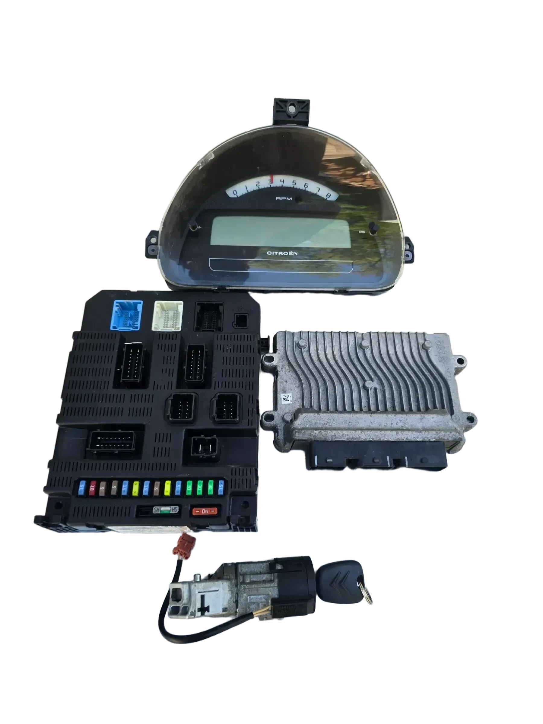 Motorsteuergerät Set Citroen C2 C3 1,4l 54KW  SW9660374680 - Bild 1