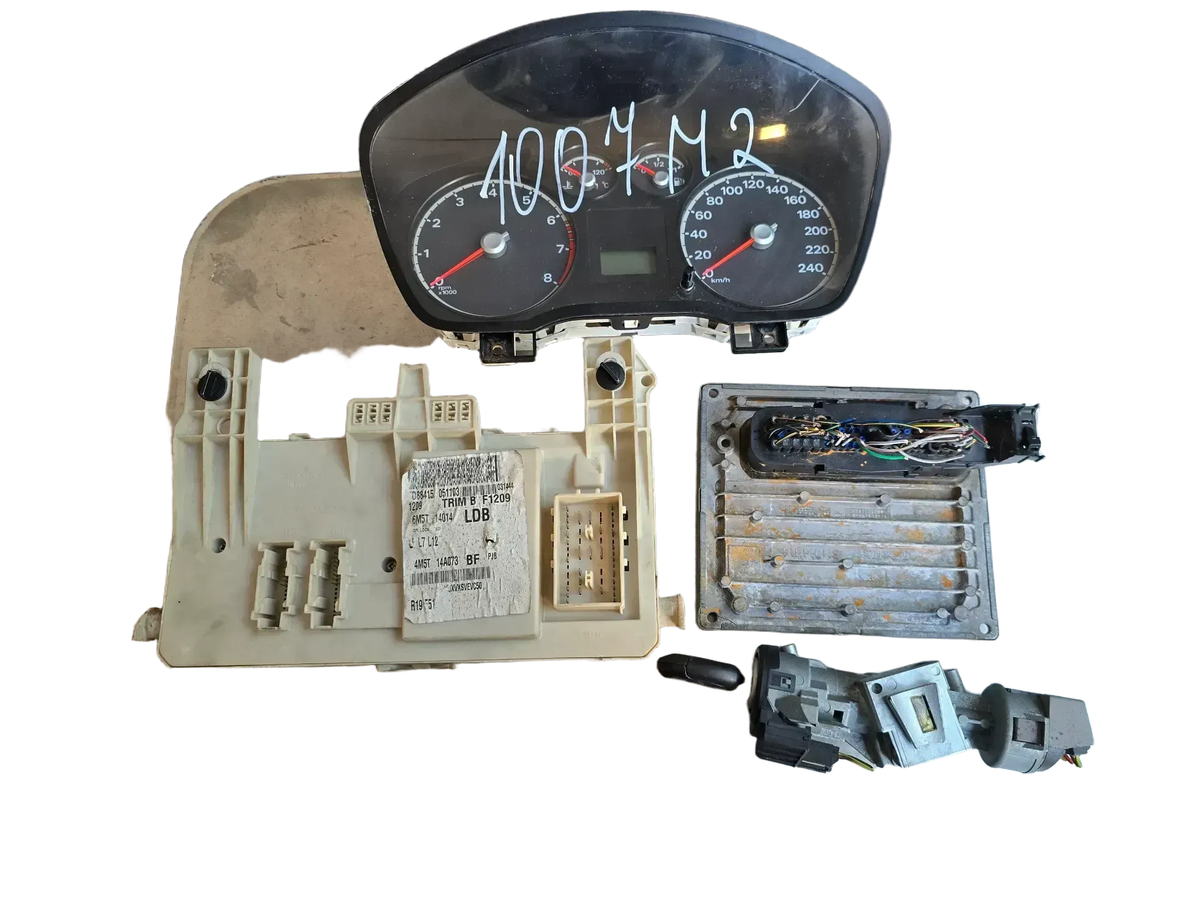 Ford Focus MK2 -Motorsteuergerät Set 4M5112A650HF - Bild 1