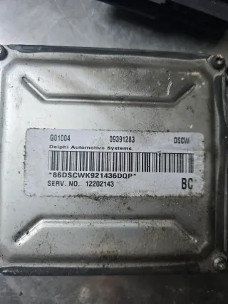 Opel Astra G 2,2 Z22SE Motorsteuergerät Set 09391283 - Bild 4