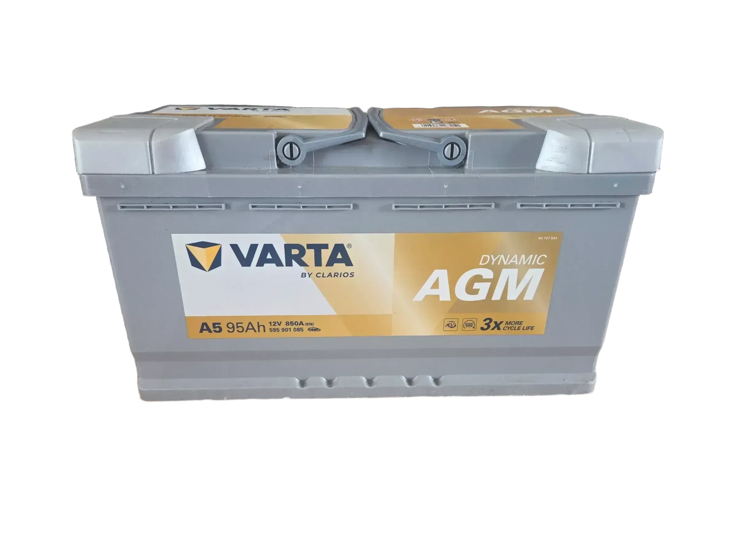 VARTA G14 Silver Dynamic AGM 95Ah Autobatterie 12V 850A B13 Batterie - Bild 1