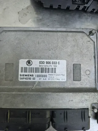 Motorsteuergerät Set  Skoda Fabia 6Y 1,2l BMD 03D906033C - Bild 4