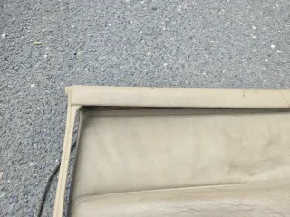 VW Golf 4 Cabrio Türverkleidung Türpappen Leder  Links +recht Hinten Beige Defekt - Bild 5