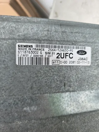 FORD FIESTA MK5 Motorsteuergerät Set 2S6A-12A650-PD - Bild 5