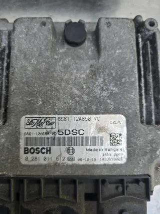 Ford Fusion Fiesta Motorsteuergeret Set 6S6112A650VC 1.6TDCi 66kW - Bild 4