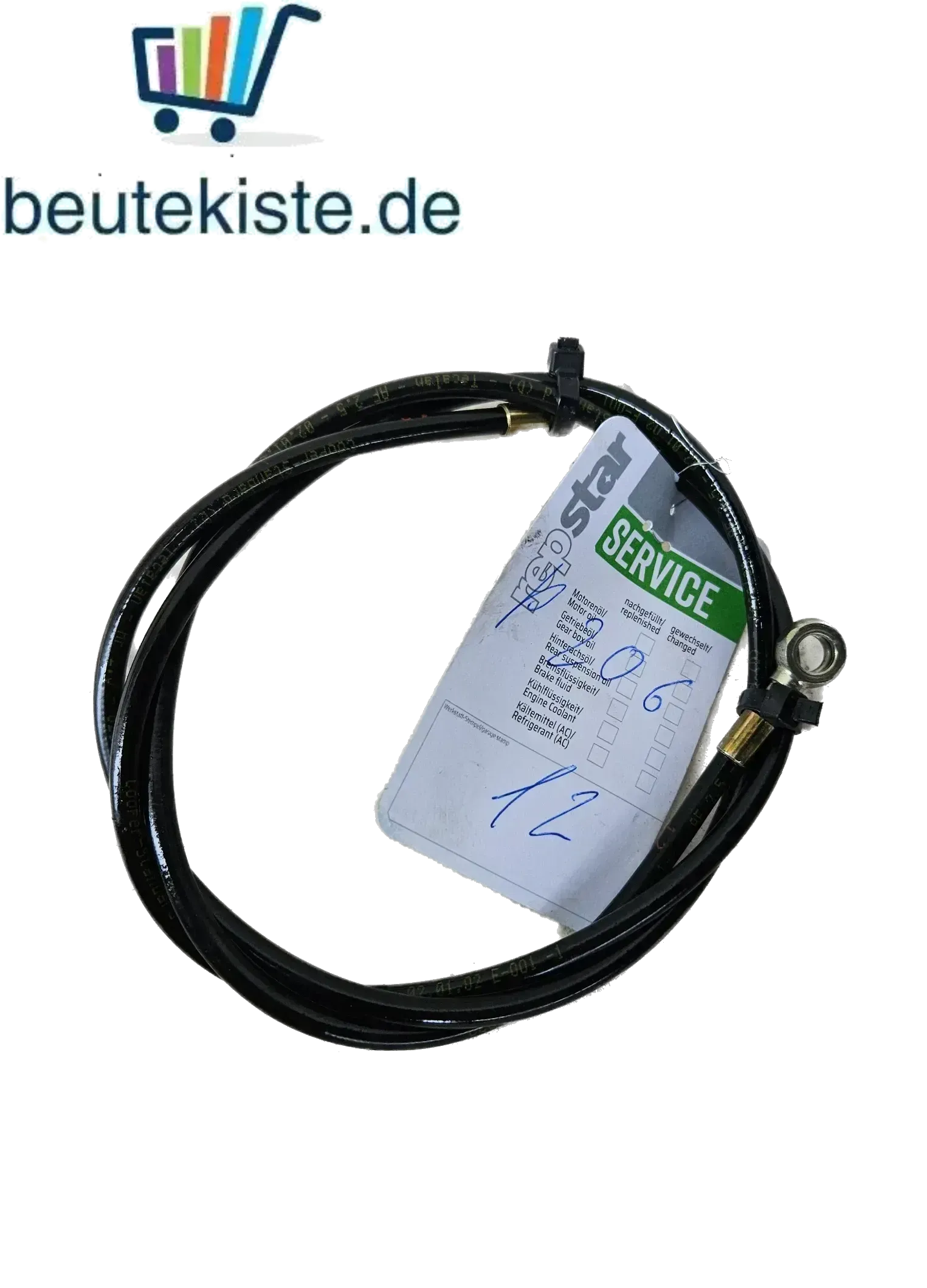 Peugeot 206 CC Cabrio Hydraulik Schlauch Leitung 12 Verdeck - Bild 1