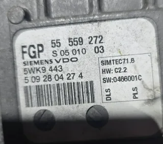 OPEL ASTRA H  1.8 16V 125PS Motorsteuergerät Set 55559272 - Bild 6