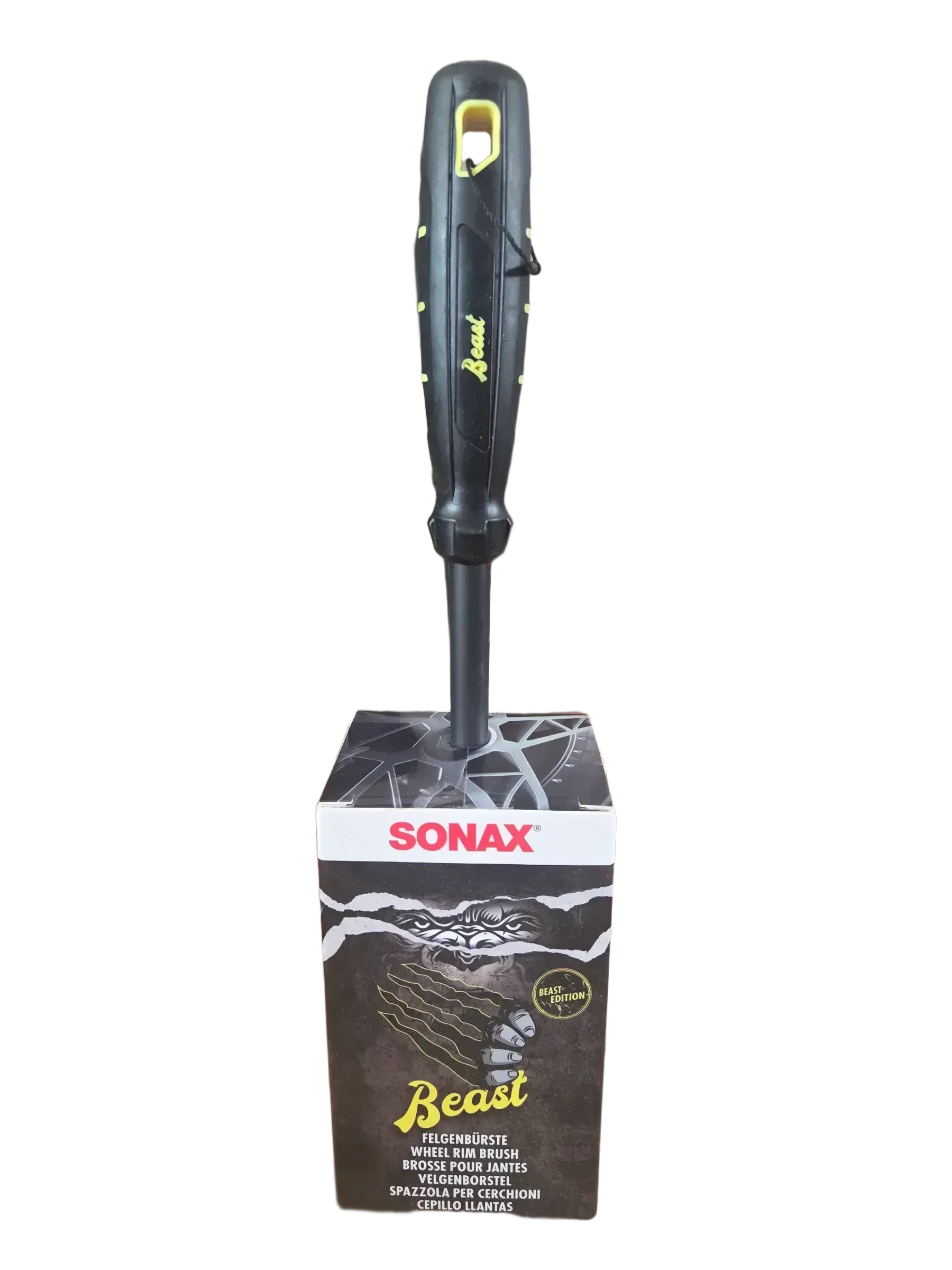 Sonax Mikrofaser Felgenbürste Beast Edition 36cm für enge Zwischenräume - Bild 1