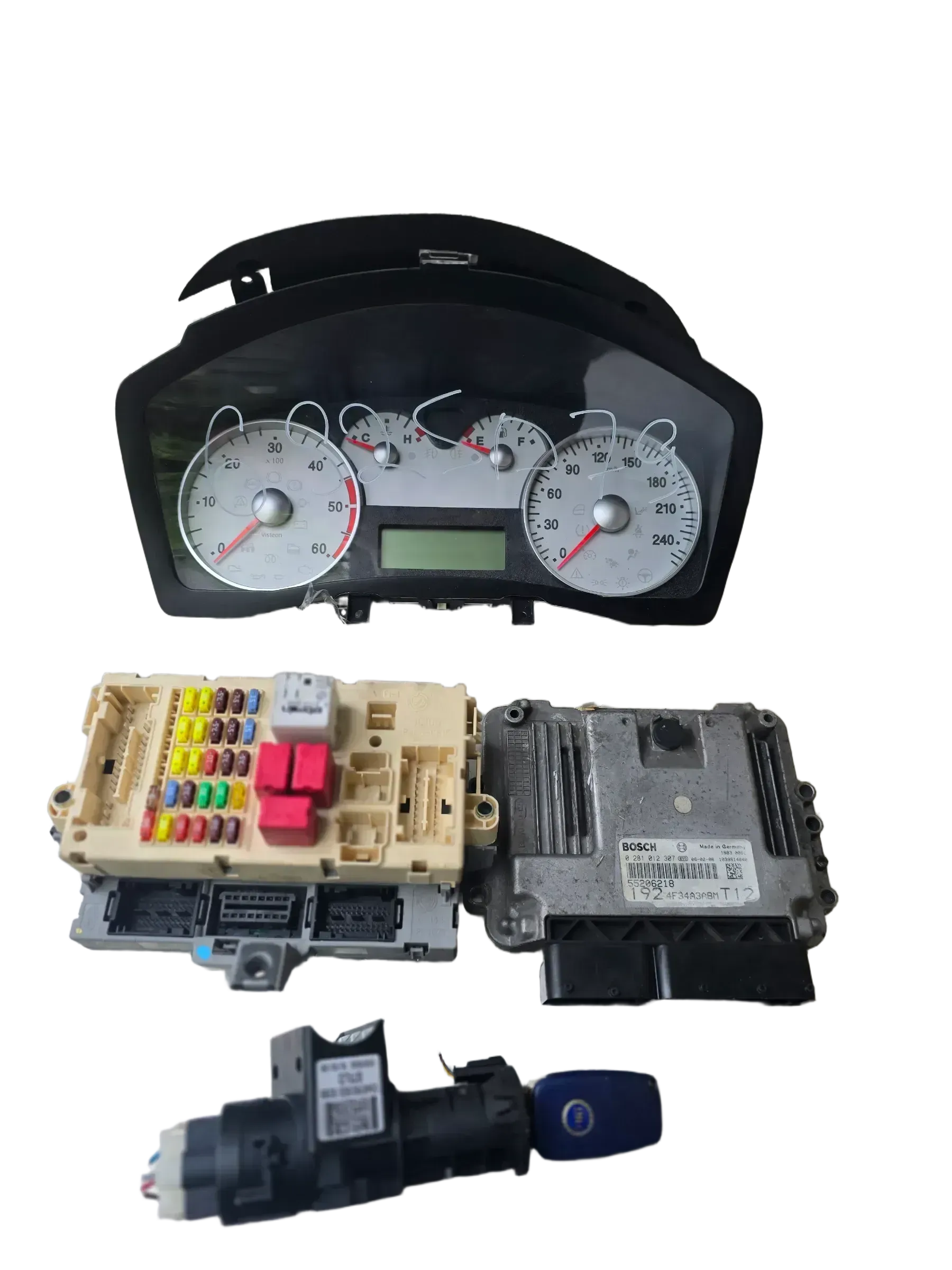 Motorsteuergerät Set Fiat Stilo 1.9 - 0281012307 - Bild 1