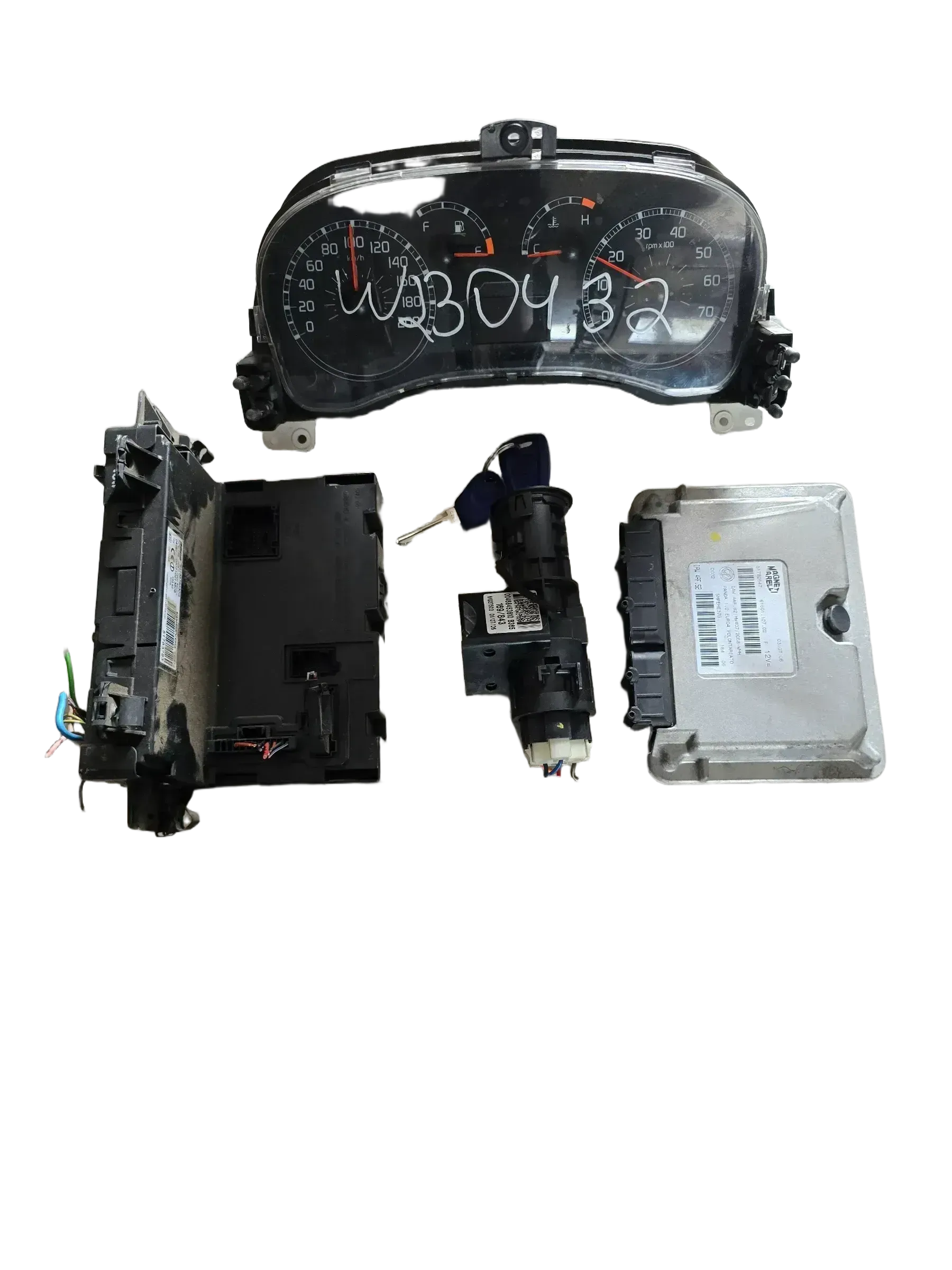 Motorsteuergerät Set FIAT PANDA II 51782647 STEUERMODUL - Bild 1