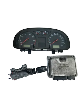 VW Golf 4 Motorsteuergerät Set 1,4l 55kw 75PS BCA 036906032G - Bild 1