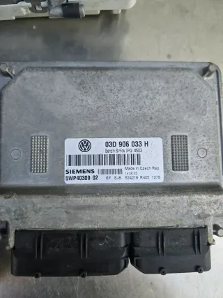 VW Fox 5Z 1,2l Motorsteuergerät Set 03D906033H - Bild 4