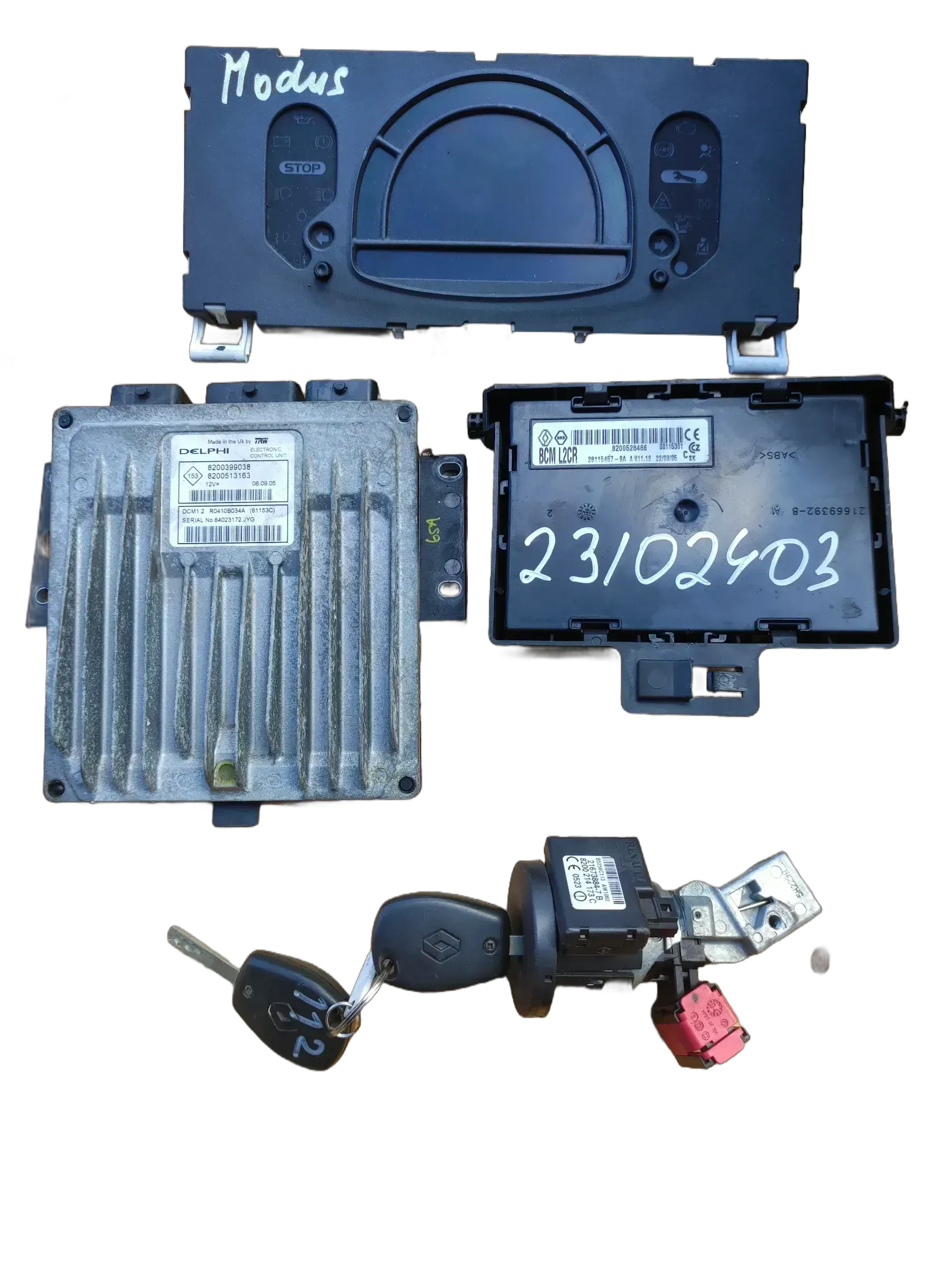 Motorsteuergerät Wegfahrsperre 8200399038  Renault Modus - Bild 1